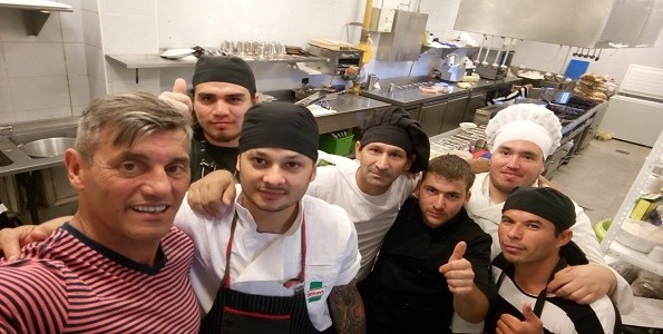 Goycochea inaugura su restaurante "Italia 90"
