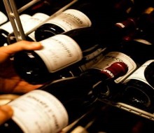 Vendimia: muestra sobre etiquetas de vino